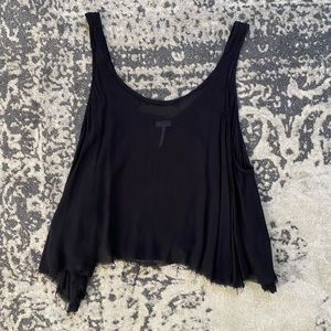 Never worn free people sheer flowy top size xs